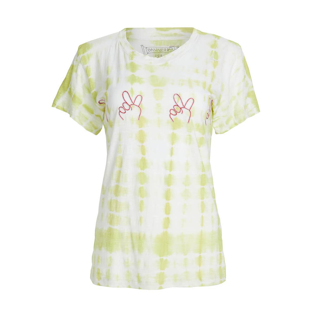 Banner Day Tie Dye Peace Tee Size L